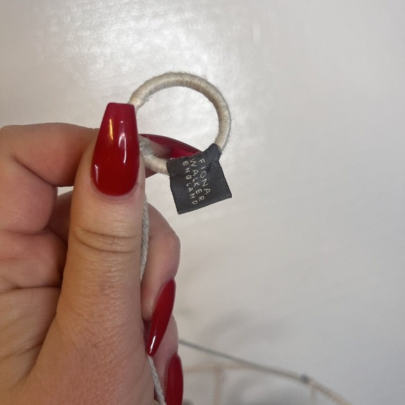 Fiona Walker England Elephant Grey Felt Homemade Organic Nursery Baby Mobile - Picture 3 of 5